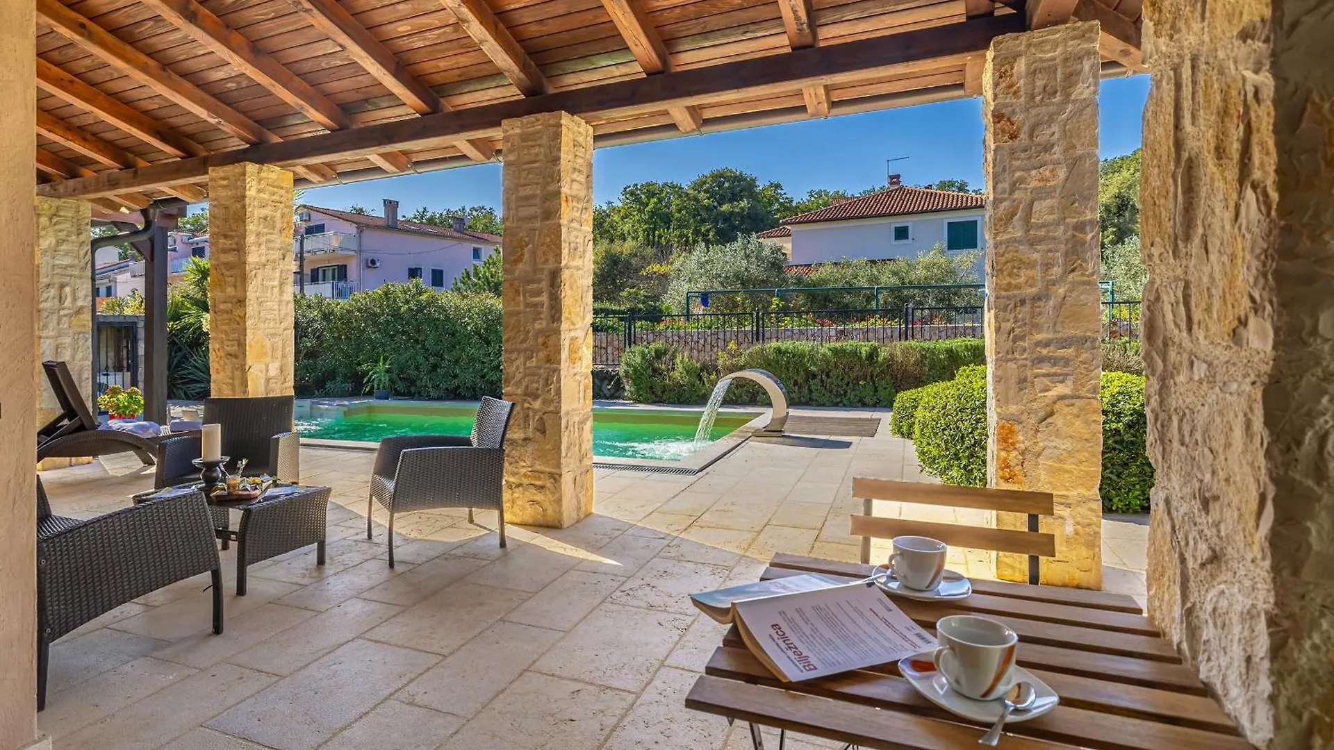 Holiday House Seascape I With Private Pool And Spacious Garden Malinska Croatia