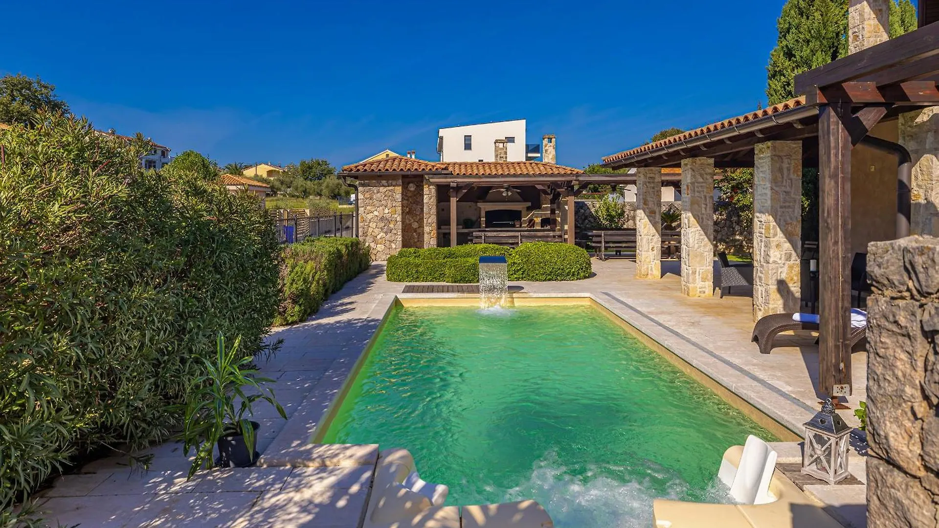 Holiday House Seascape I With Private Pool And Spacious Garden Malinska Croatia